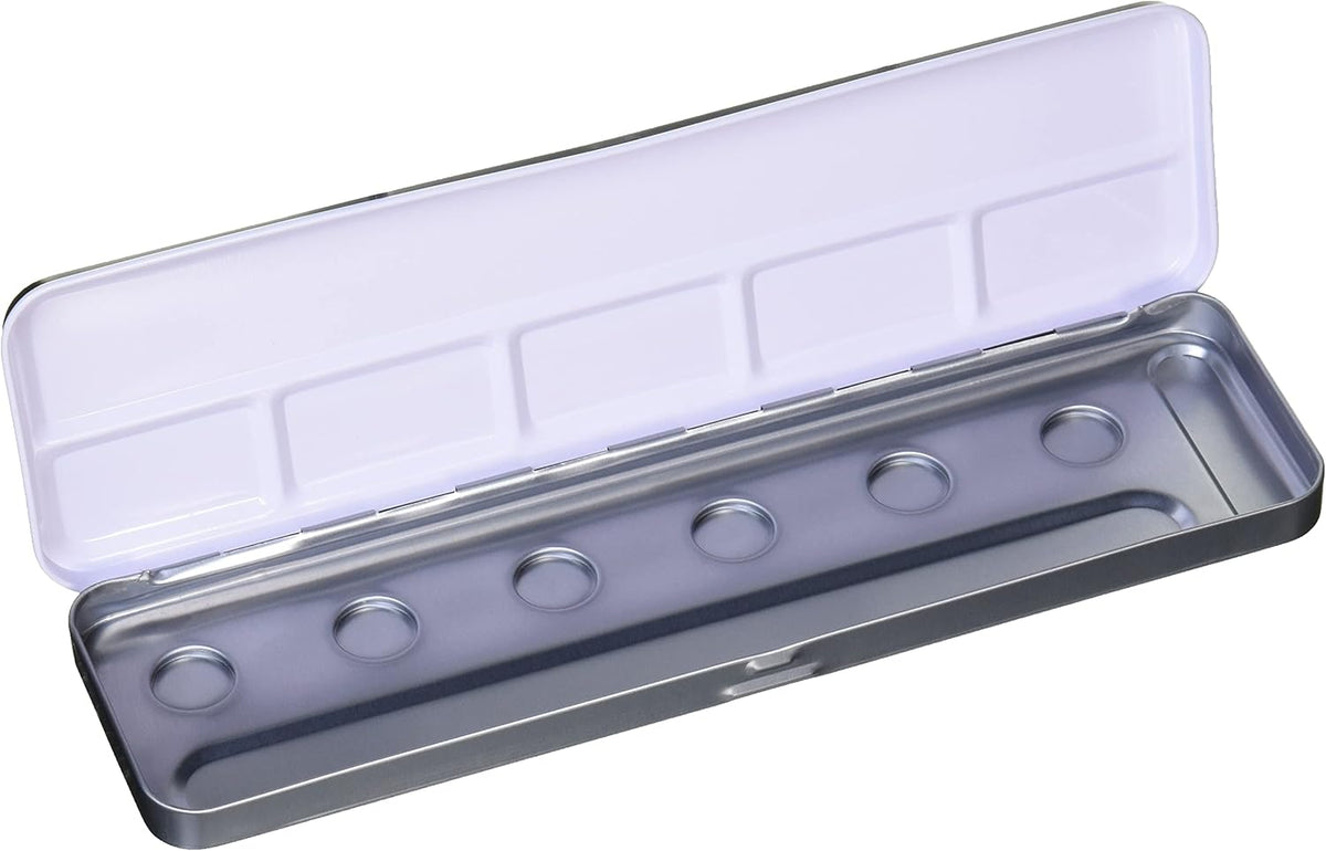 EMPTY METAL BOX FOR 6 PANS - &quot;FINETEC PEARLECENT&quot;