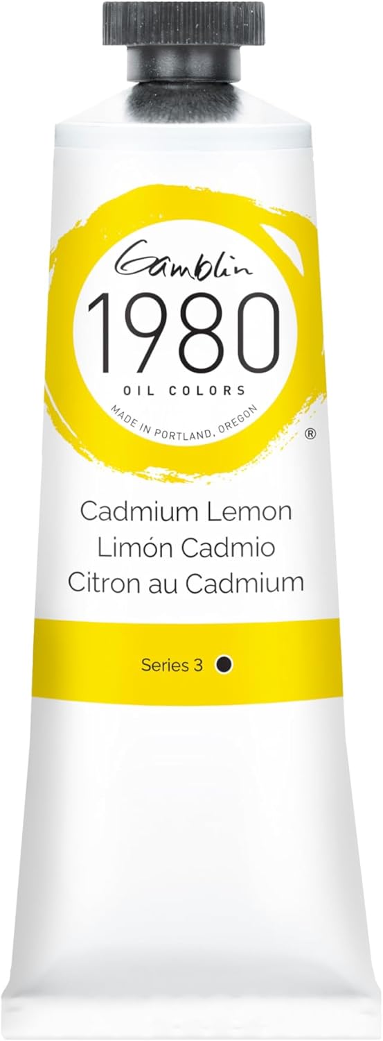 GAMBLIN 1980 OIL COLOR CADMIUM LEMON 37ML
