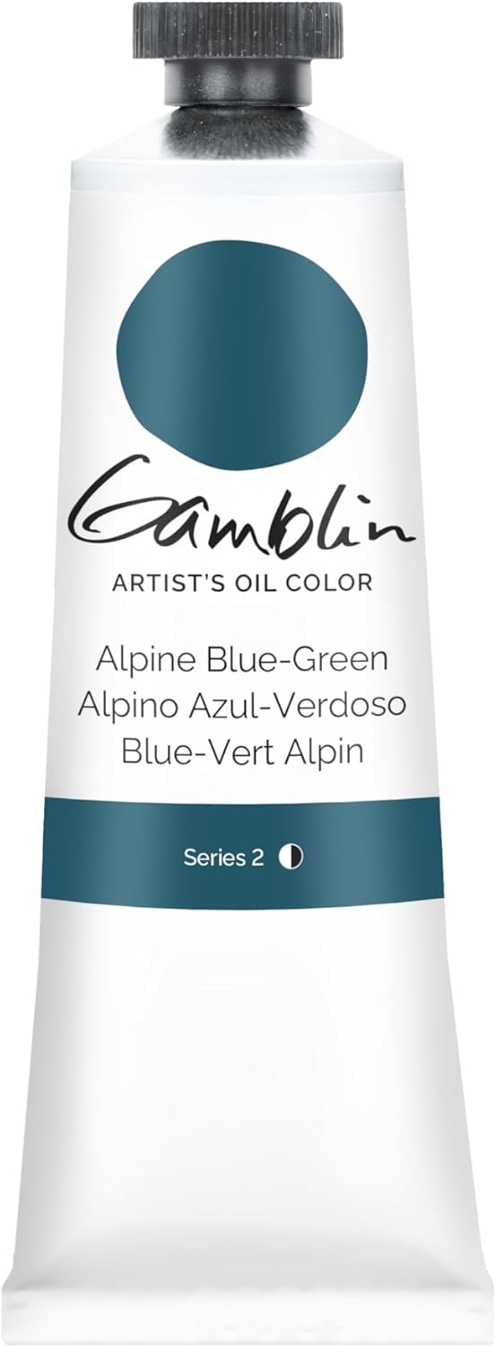 GAMBLIN ARTISTS GRADE ALPINE BLUE GREEN 37ML