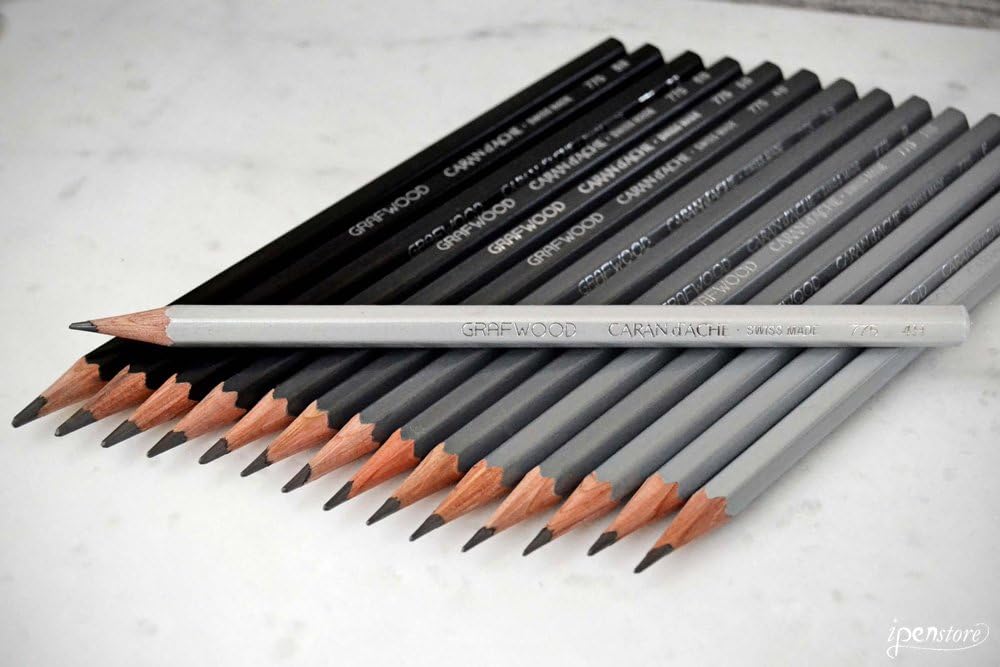 GRAFWOOD PENCILS METAL TUBE/15