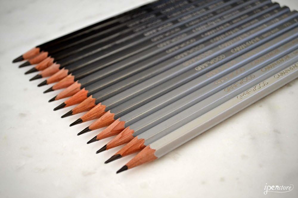 GRAFWOOD PENCILS METAL TUBE/15