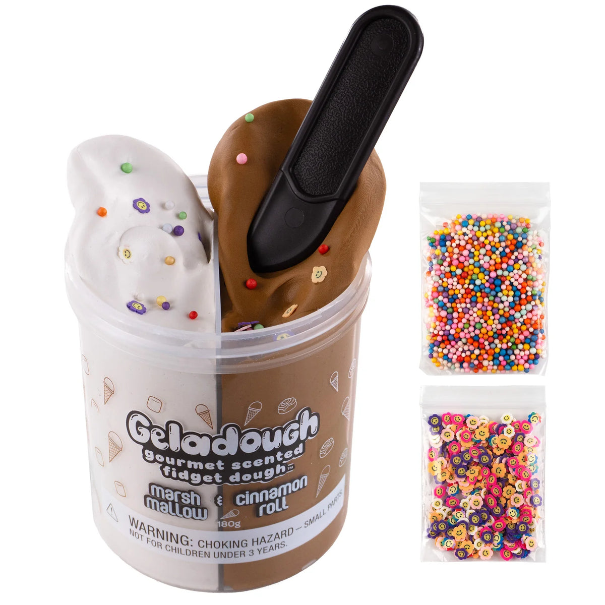 GELADOUGH - MARSHMALLOW + CINNAMON ROLL