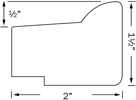 Technical drawing of  the HEAVY DUTY STRETCHER BAR – 48" BY JACK RICHESON with dimensions labeled