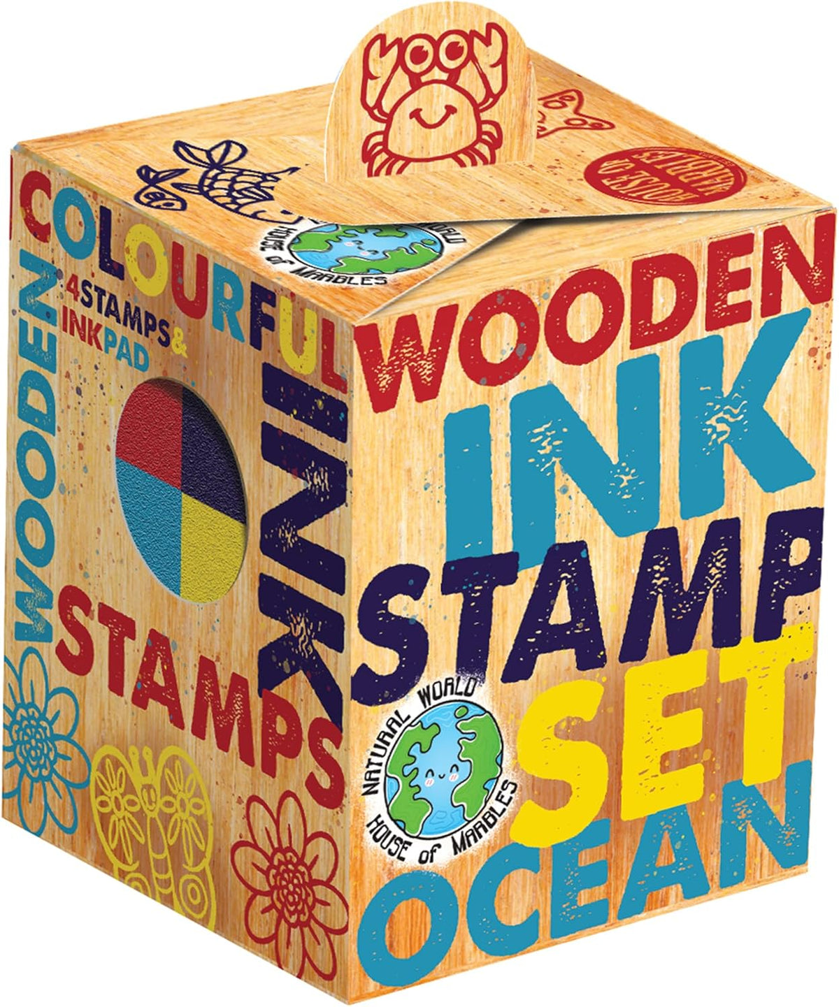 WOODEN STAMP KIT OCEAN