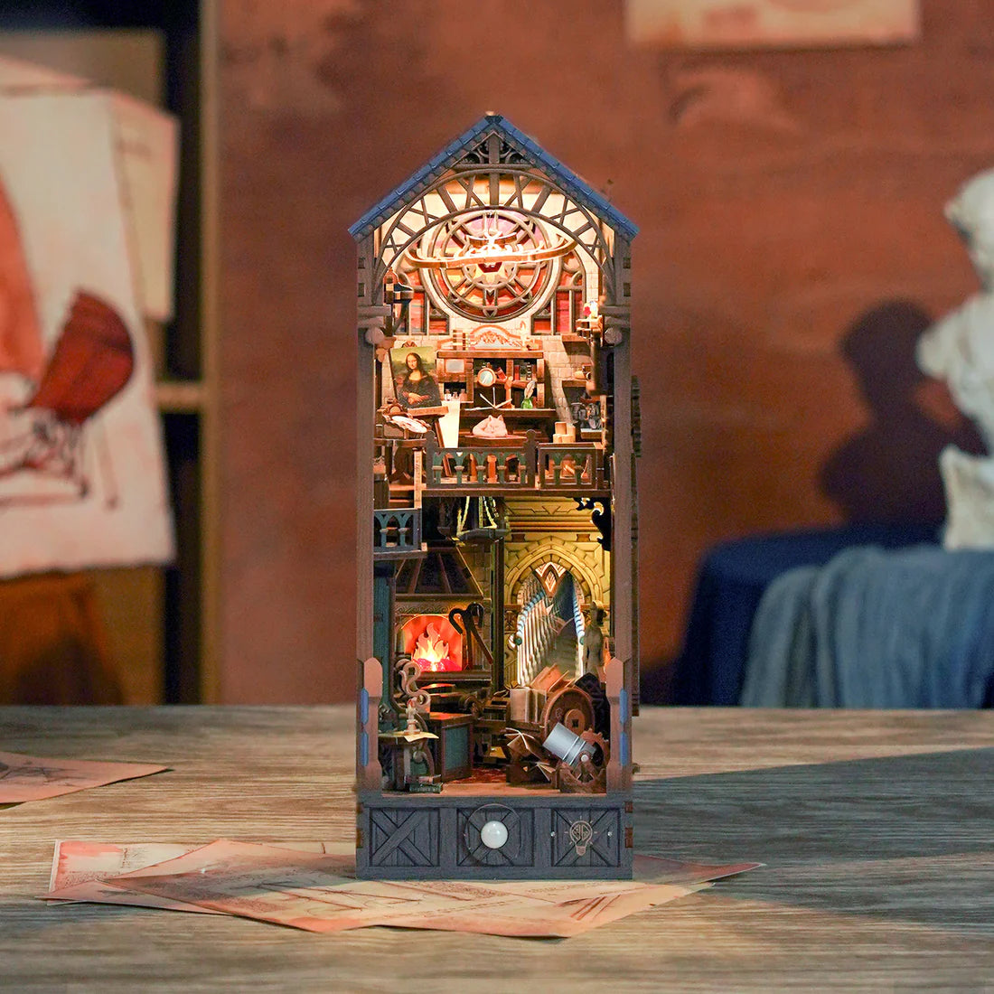 DIY MINIATURE HOUSE KIT -  LEONARDO DA VINCI