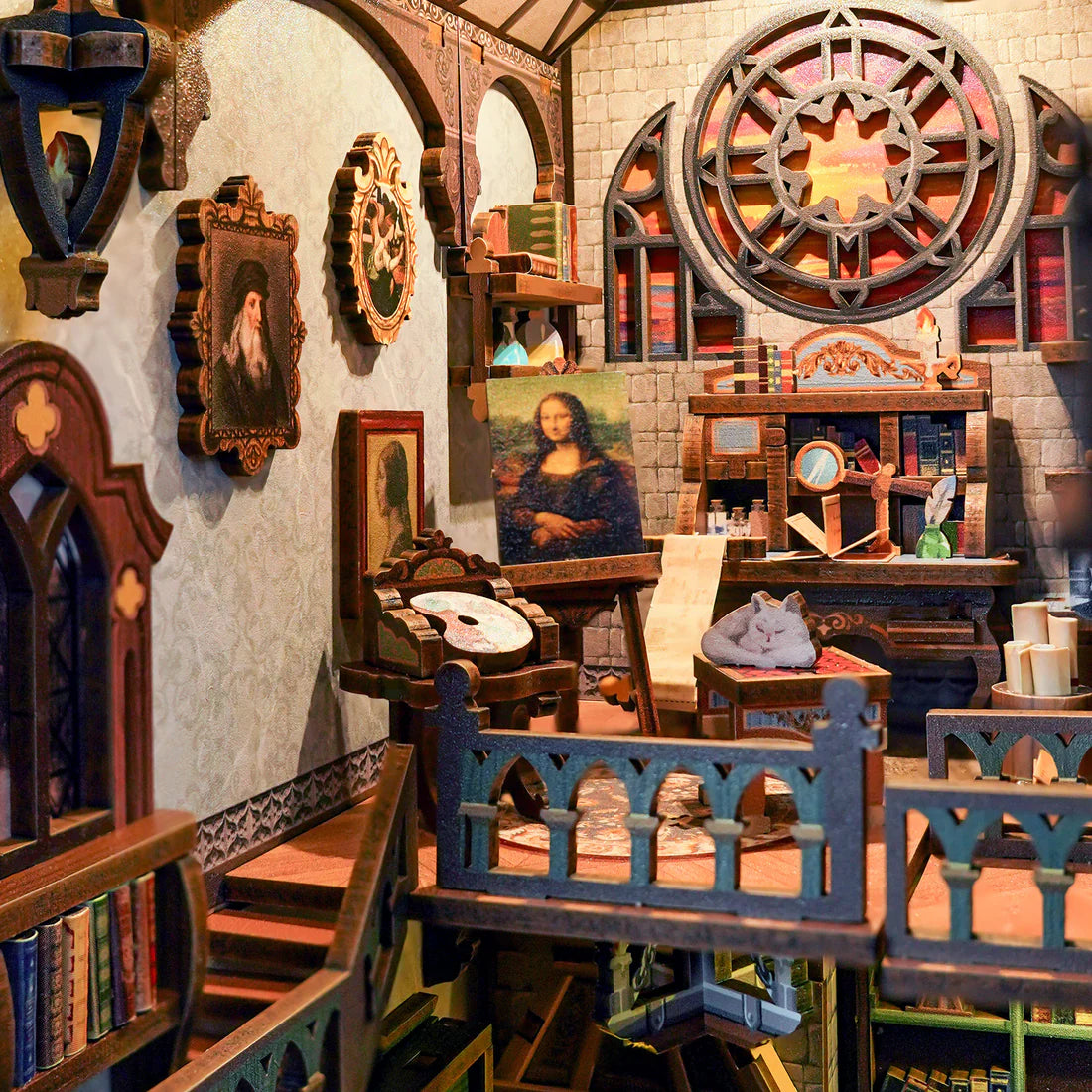 DIY MINIATURE HOUSE KIT -  LEONARDO DA VINCI