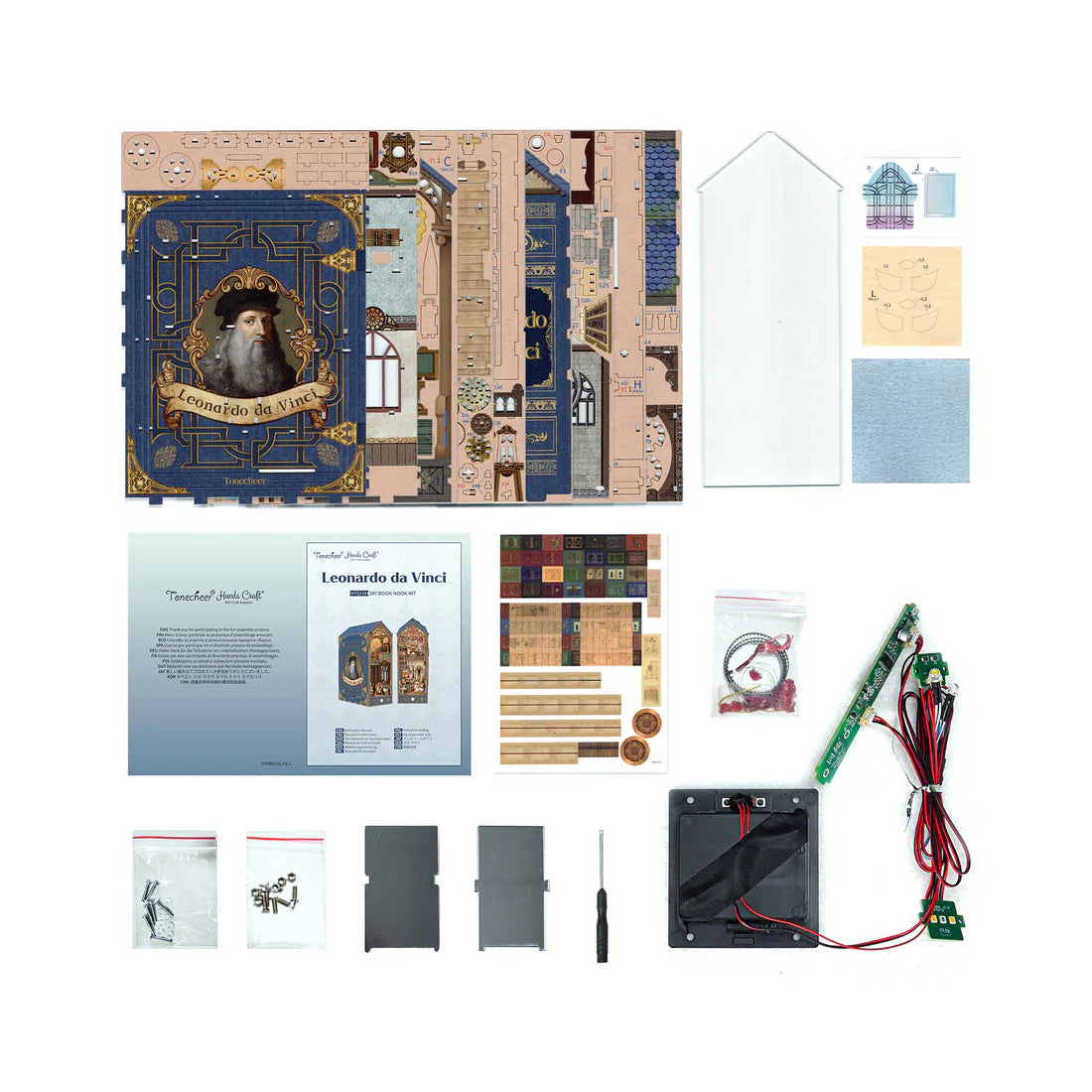 DIY MINIATURE HOUSE KIT -  LEONARDO DA VINCI