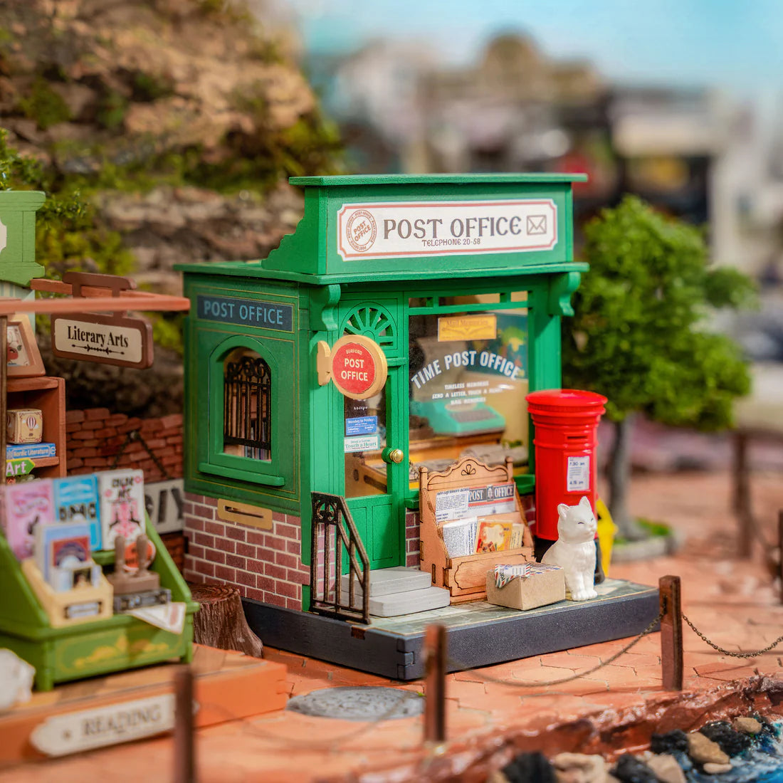DIY MINIATURE HOUSE KIT -  CENTURY POST OFFICE