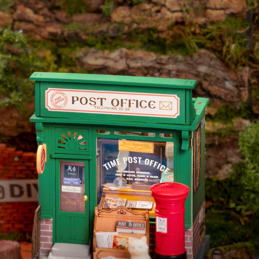 DIY MINIATURE HOUSE KIT -  CENTURY POST OFFICE
