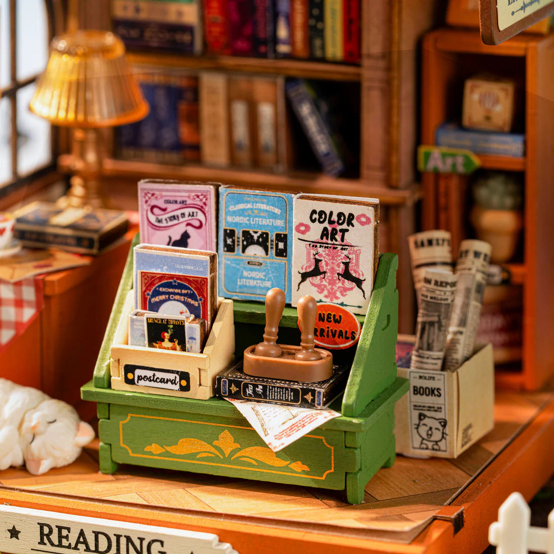 DIY MINIATURE HOUSE KIT -  THE MUSE BOOKSHOP