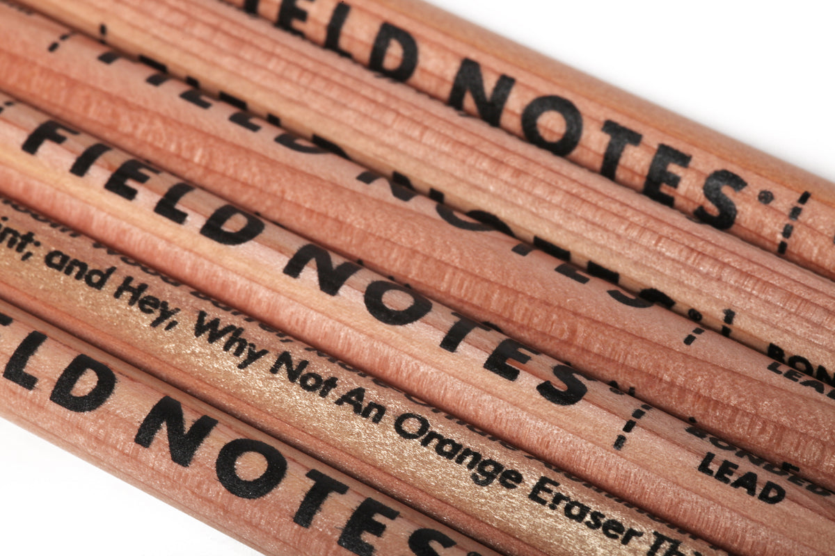 FIELD NOTES, NO. 2 WOODGRAIN PENCIL 6 PACK