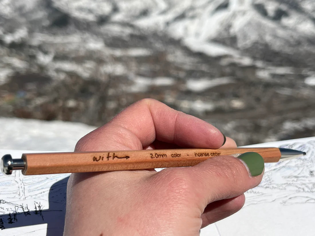 INCENSE CEDAR PENCIL LEAD HOLDER