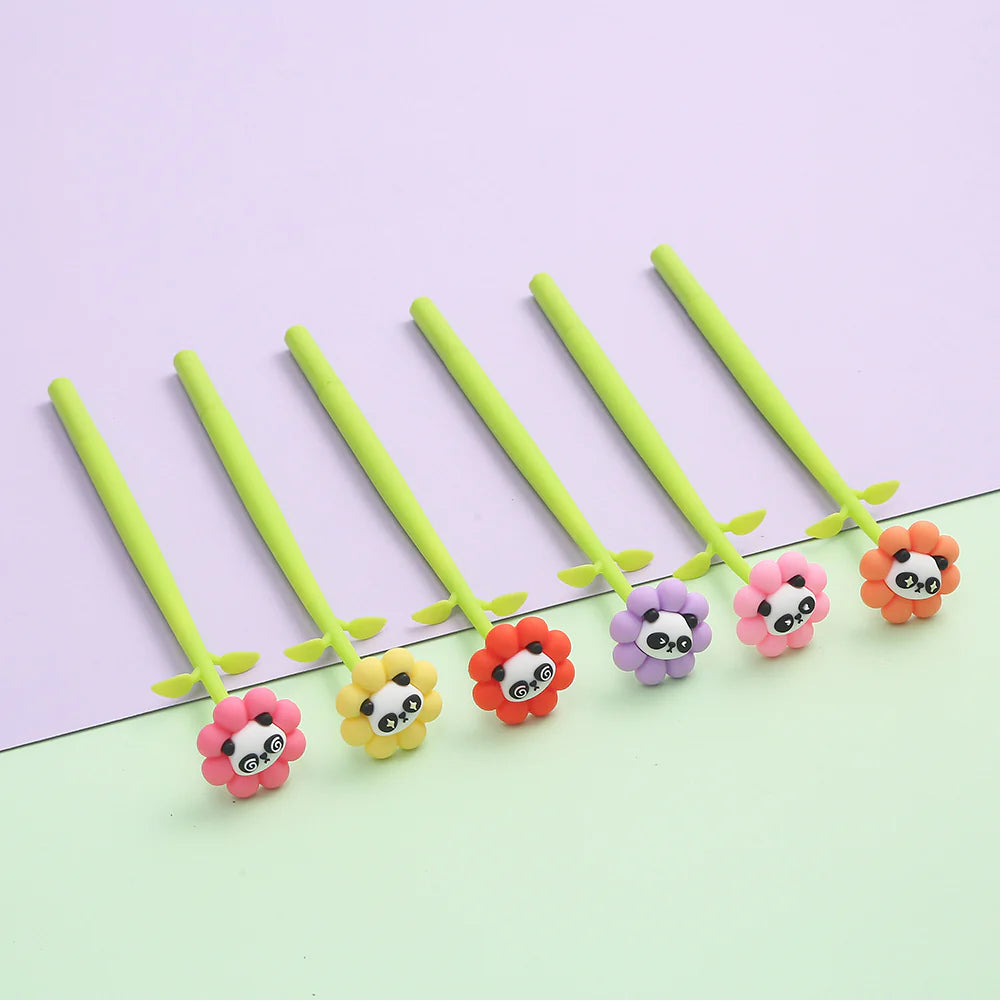 GEL PEN- FLOWER PANDA