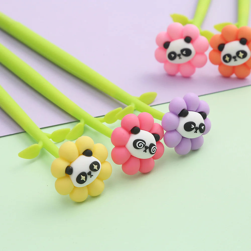 GEL PEN- FLOWER PANDA