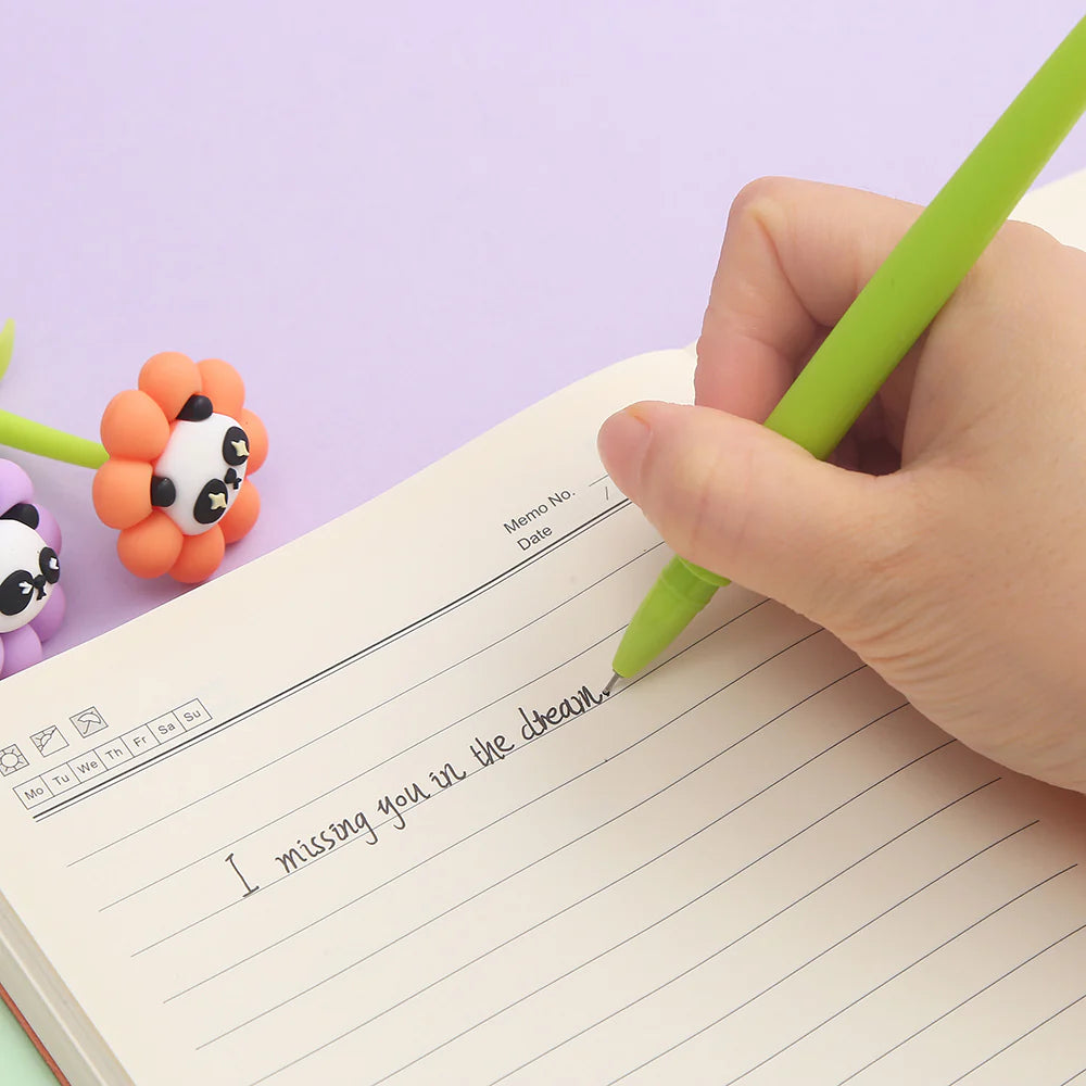 GEL PEN- FLOWER PANDA