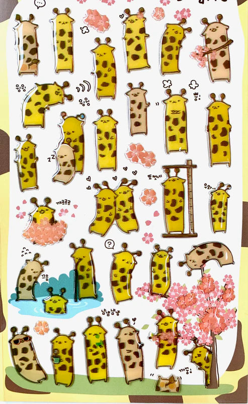 STICKERS EPOXY  - GIRAFFE