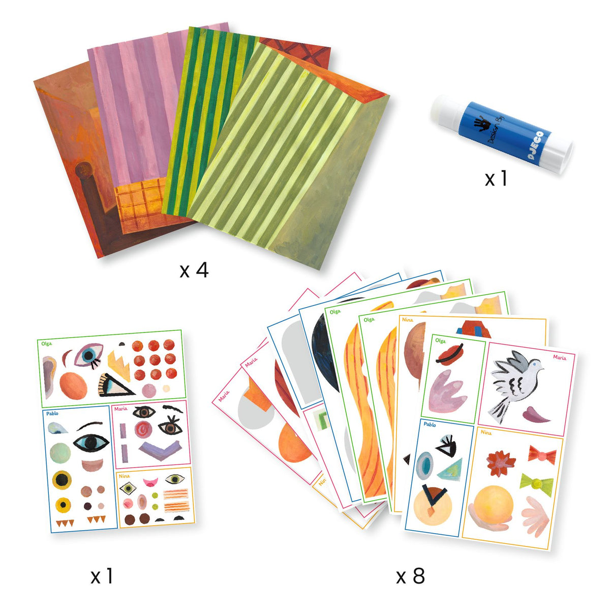 INSPIRED PICASSO COLLAGE KIT