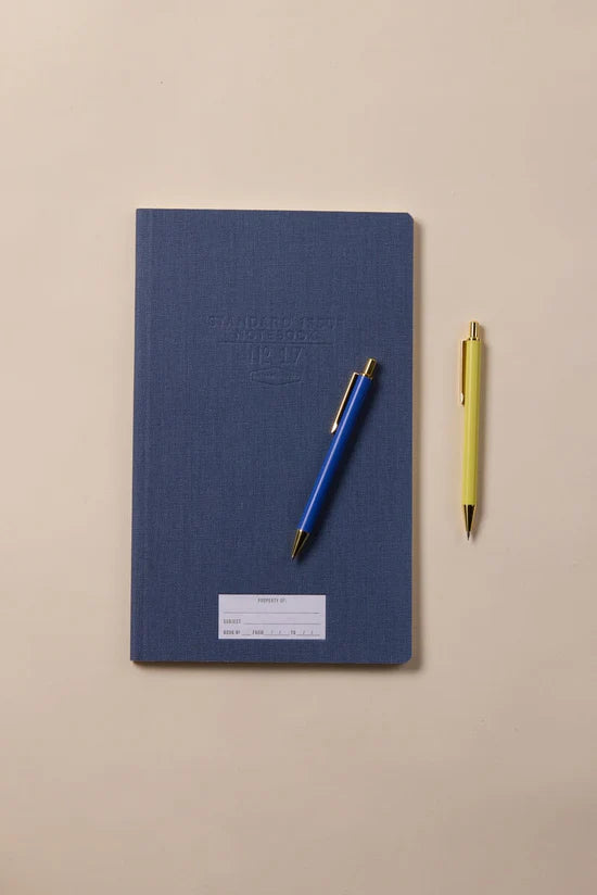 STANDARD ISSUE TALL NOTEBOOK NO. 17  BLUE