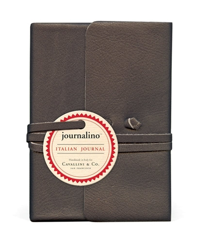LEATHER JOURAL 3.75"x4.5" CHARCOAL