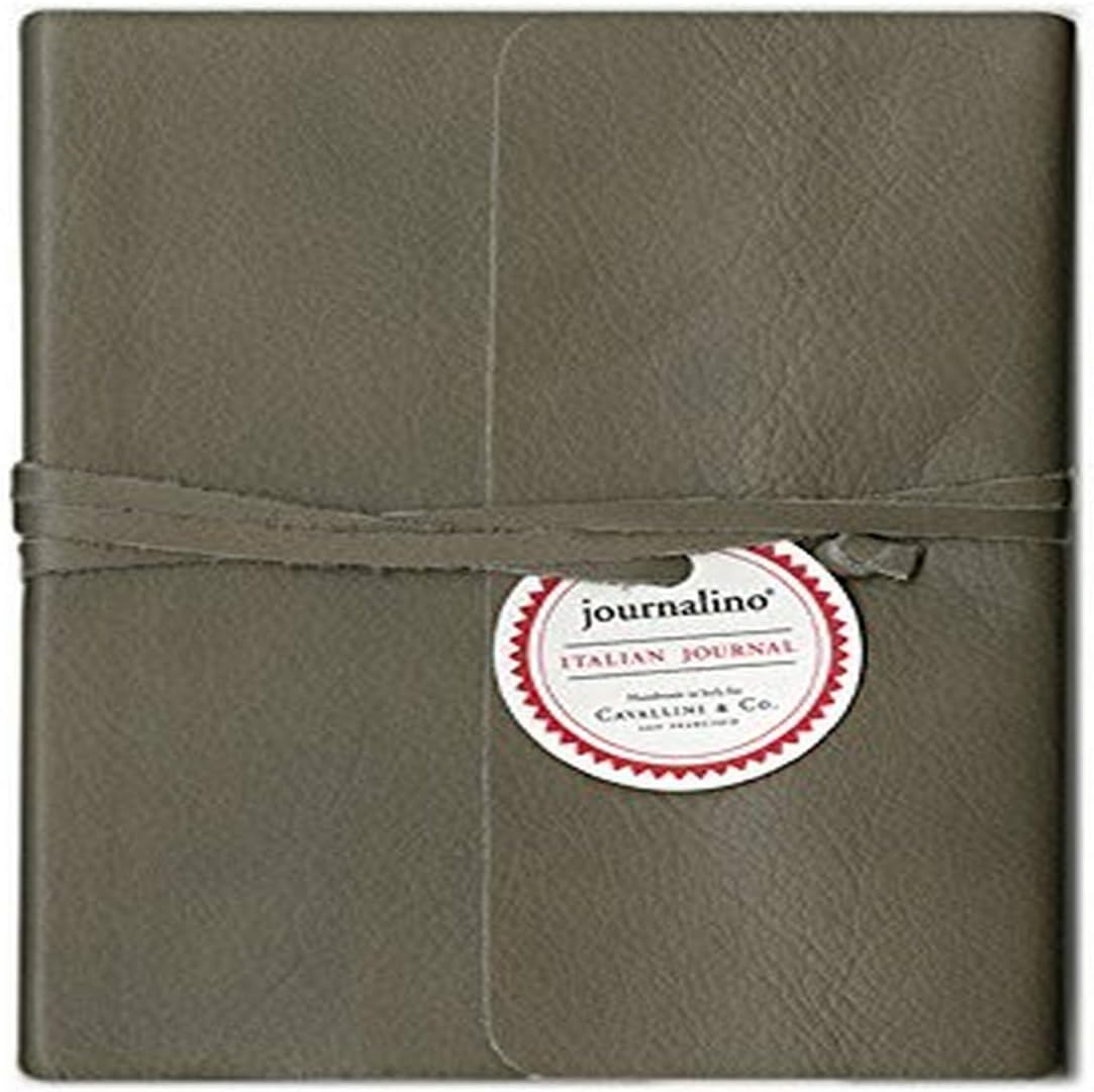 LEATHER JOURAL SLIM 5"x7" GRAY