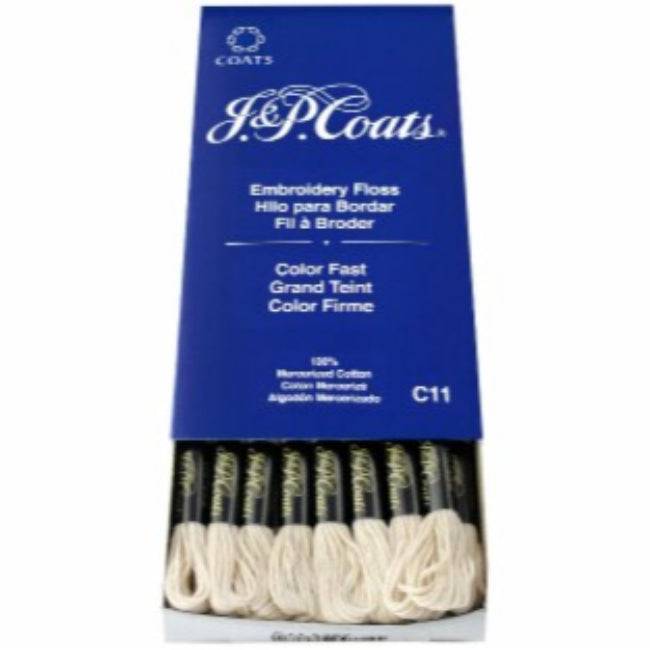 J&amp;P COATS EMBROIDERY FLOSS CREAM