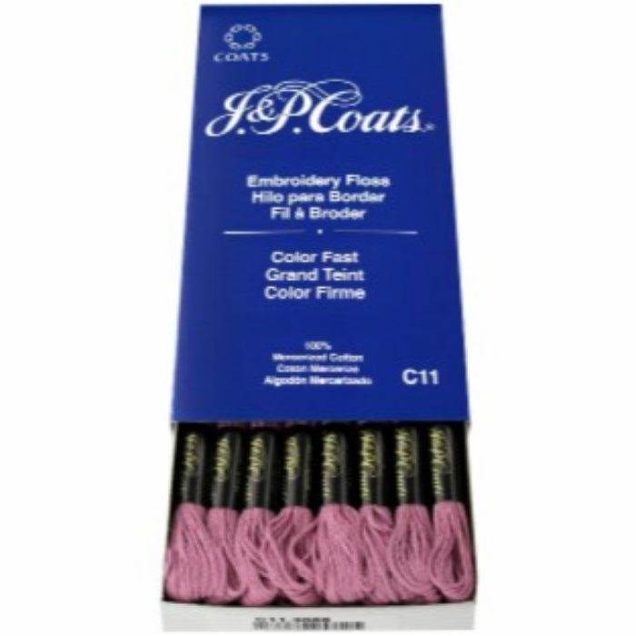 J&amp;P COATS EMBROIDERY FLOSS MAUVE
