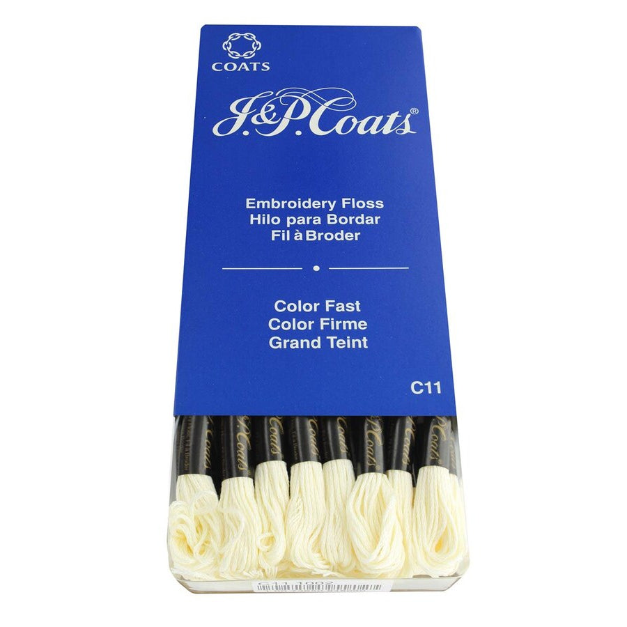 J&amp;P COATS EMBROIDERY FLOSS OFF WHITE