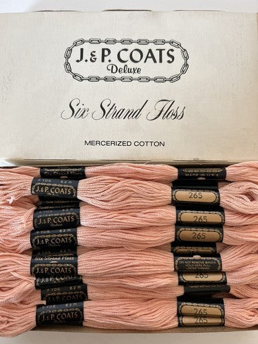 J&amp;P COATS EMBROIDERY FLOSS PALE PINK