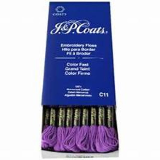 J&amp;P COATS EMBROIDERY FLOSS VIOLET