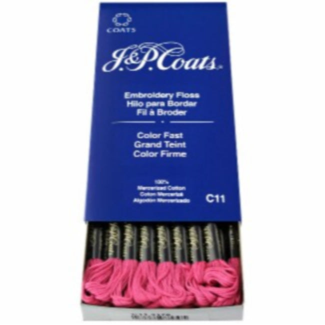 J&amp;P COATS EMBROIDERY FLOSS ANTIQUE ROSE MEDIUM
