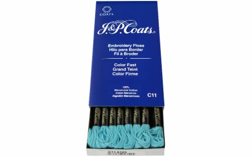 J&amp;P COATS EMBROIDERY FLOSS AQUAMARINE LIGHT