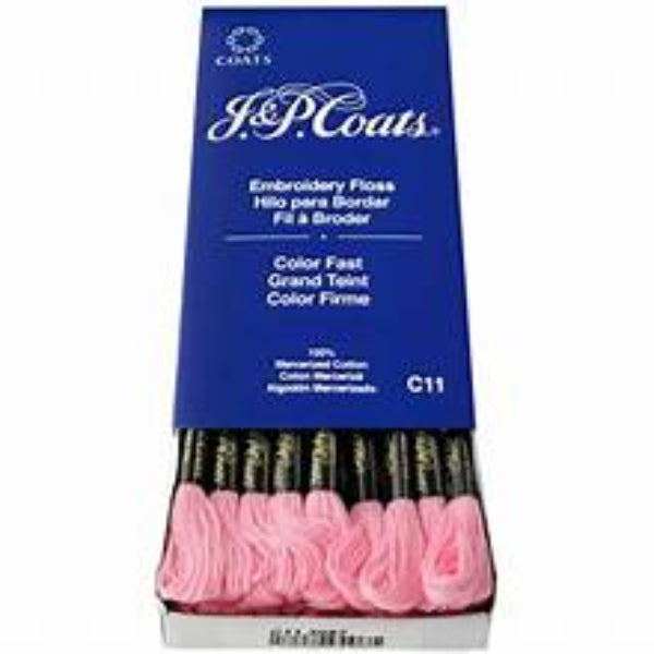 J&amp;P COATS EMBROIDERY FLOSS BABY PINK