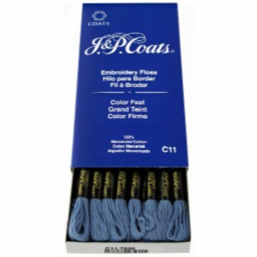 J&amp;P COATS EMBROIDERY FLOSS BLUE