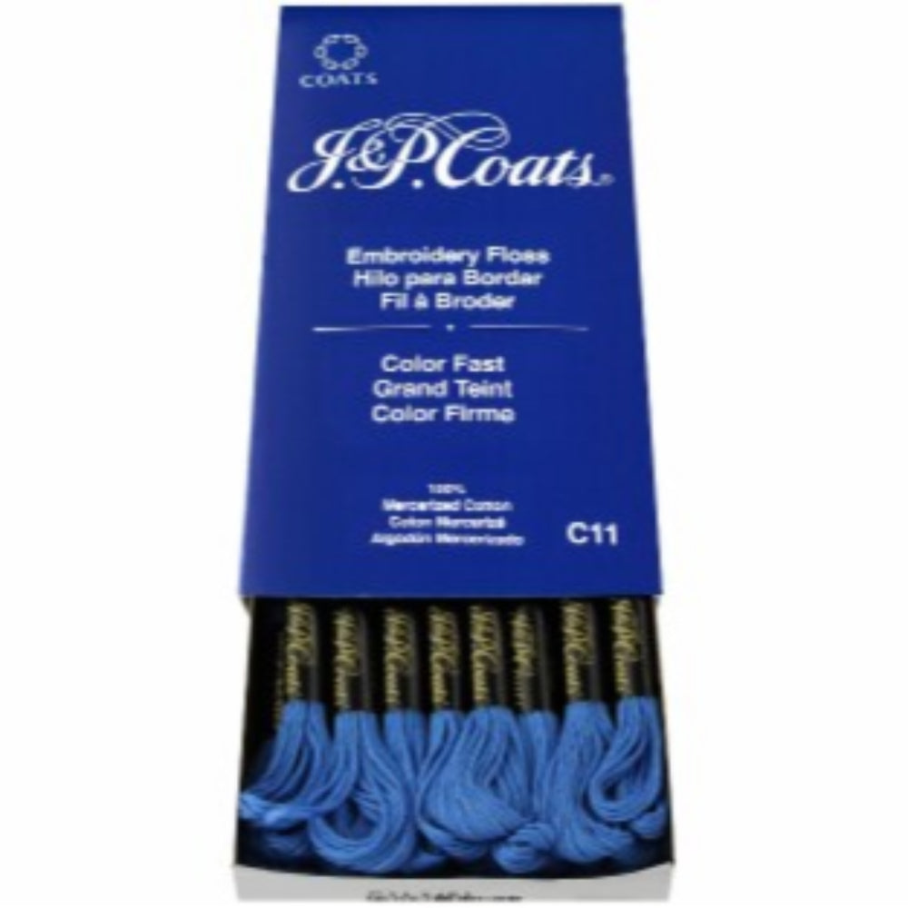 J&amp;P COATS EMBROIDERY FLOSS BLUE LIGHT