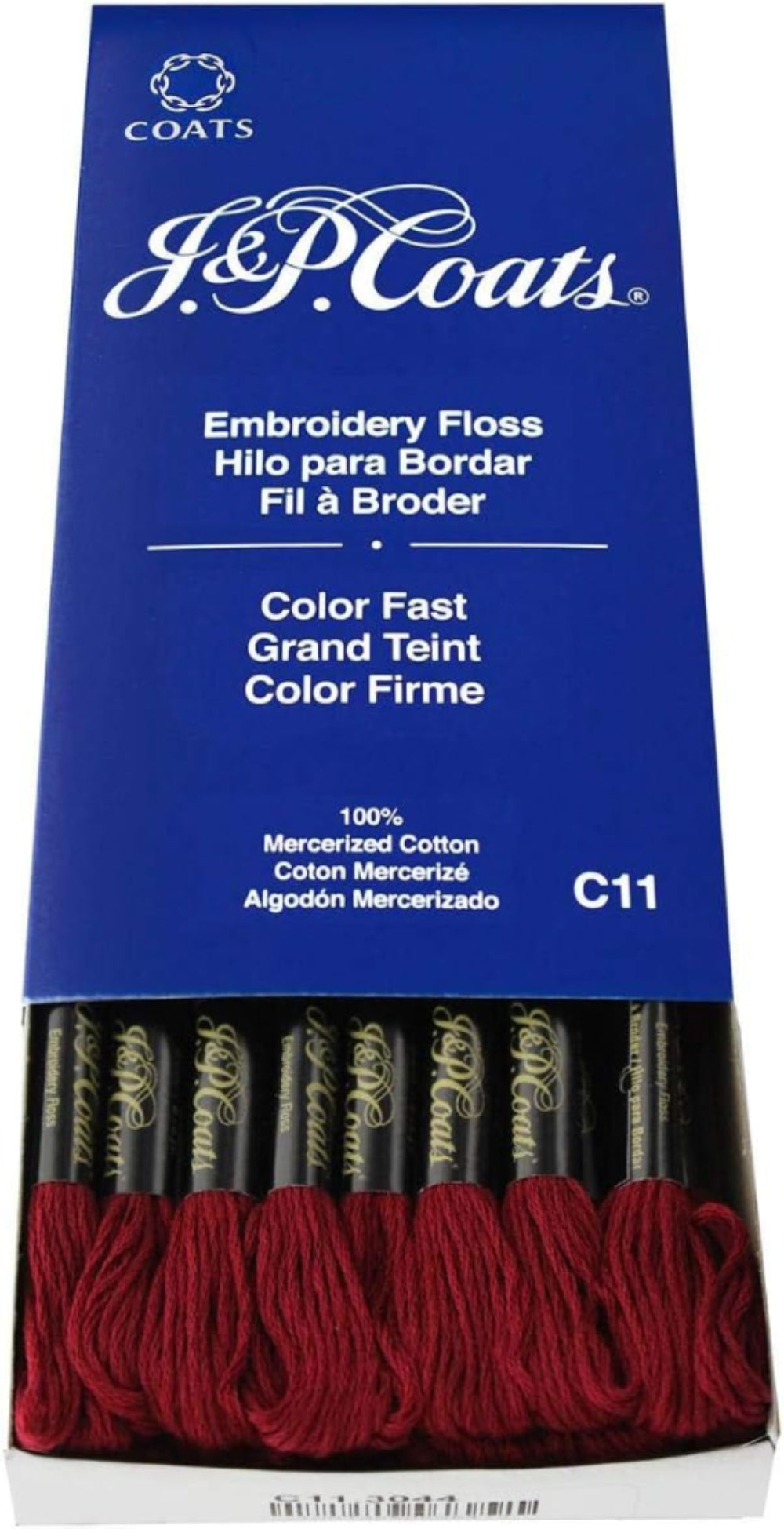 J&amp;P COATS EMBROIDERY FLOSS GARNET DARK