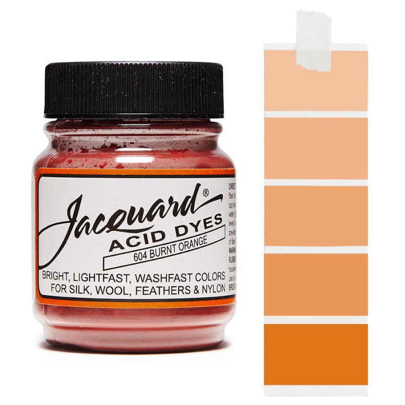 ACID DYE 0.5oz #604 BURNT ORANGE