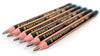 BEAR CLAW THICK CORE ,TRIANGULAR 2B PENCILS (6-PACK)