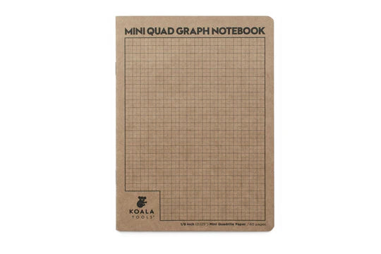 MINI QUAD GRAPH NOTEBOOK 5”X7”