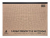 3-POINT PERSPECTIVE SKETCHPAD 9”X12”