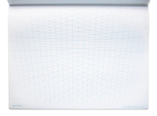 3-POINT PERSPECTIVE SKETCHPAD - LARGE 11”X17”