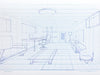 1-POINT PERSPECTIVE SKETCHPAD - LARGE  11”X17”