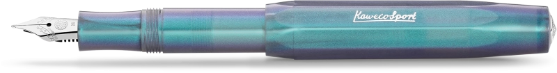 LUNAR SPORT FOUNTAIN PEN - SHADOW BLUE(MEDIUM NIB)