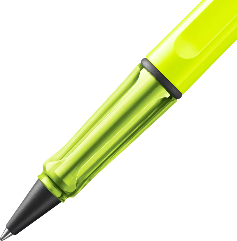 SAFARI ROLLERBALL PEN - NEON YELLOW