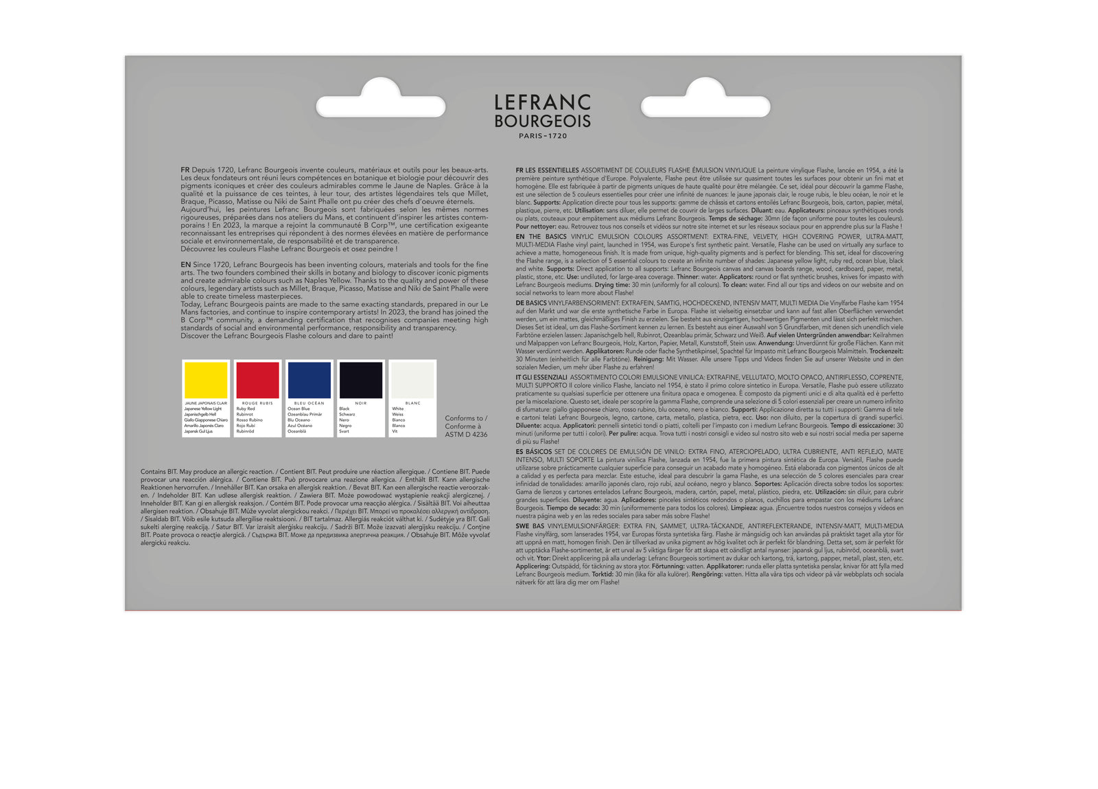 FLASHE PRIMARY SET 5 X 80ML