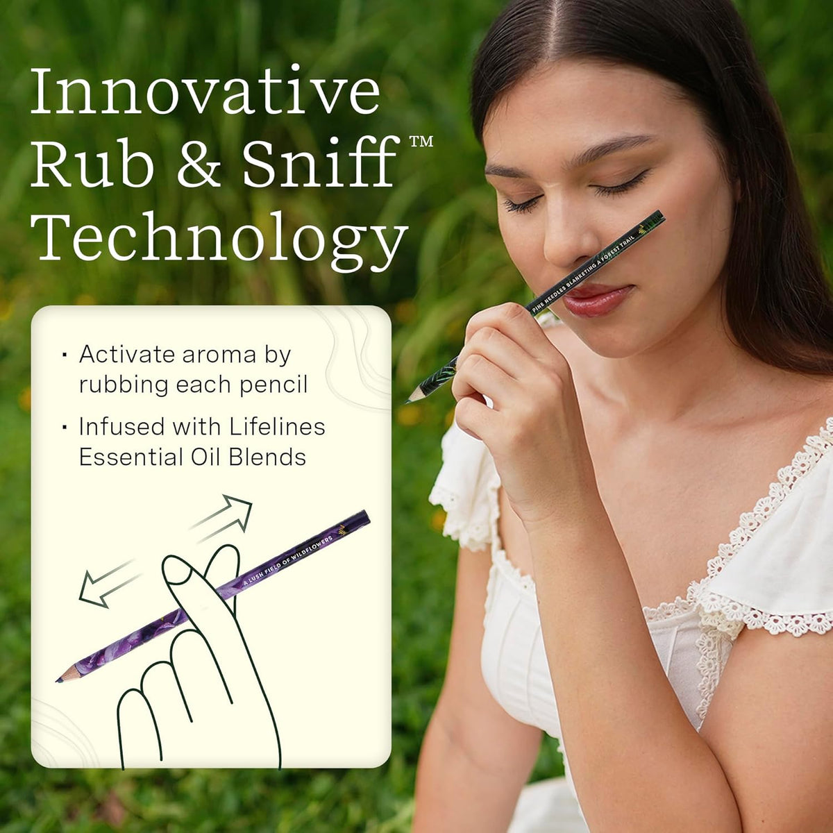 LIFELINES - SCENTED COLORED PENCILS, 10 PACK