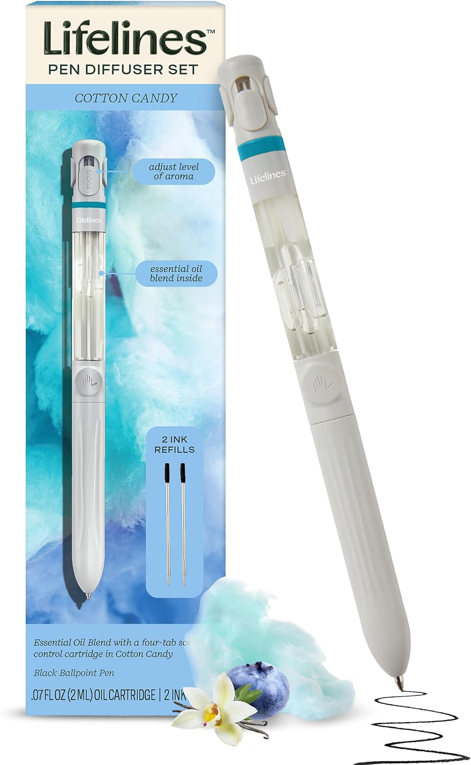 LIFELINES , PEN DIFFUSER - YUMMY COLLECTION  , COTTON CANDY