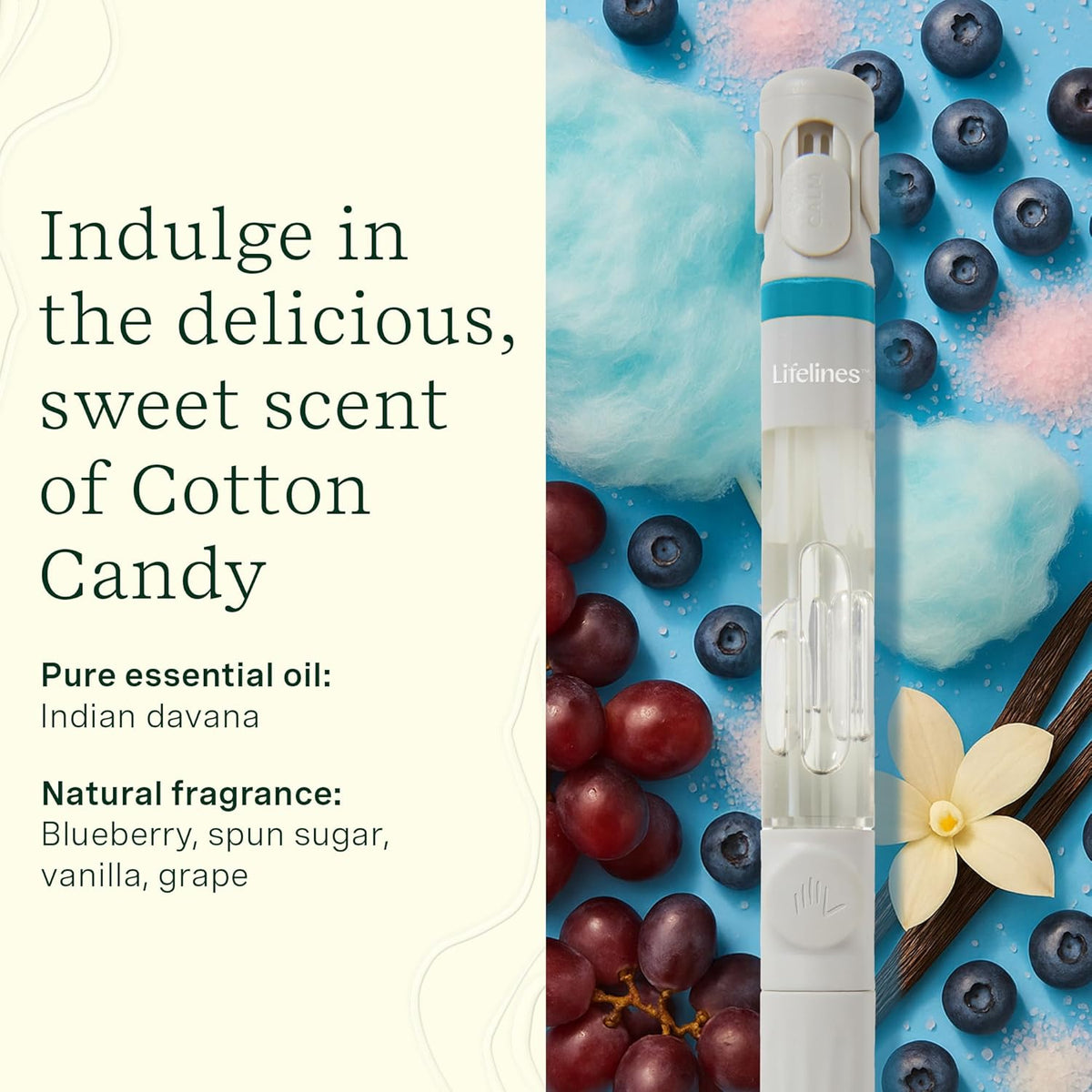 LIFELINES , PEN DIFFUSER - YUMMY COLLECTION  , COTTON CANDY