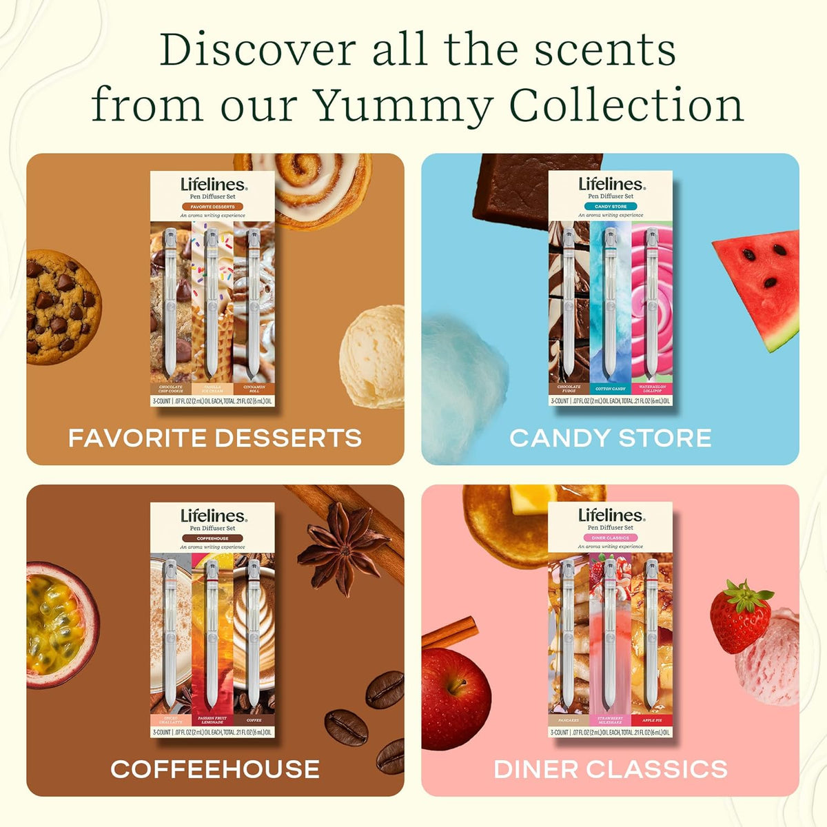 LIFELINES , PEN DIFFUSER - YUMMY COLLECTION  , SPICED CHAI LATTE