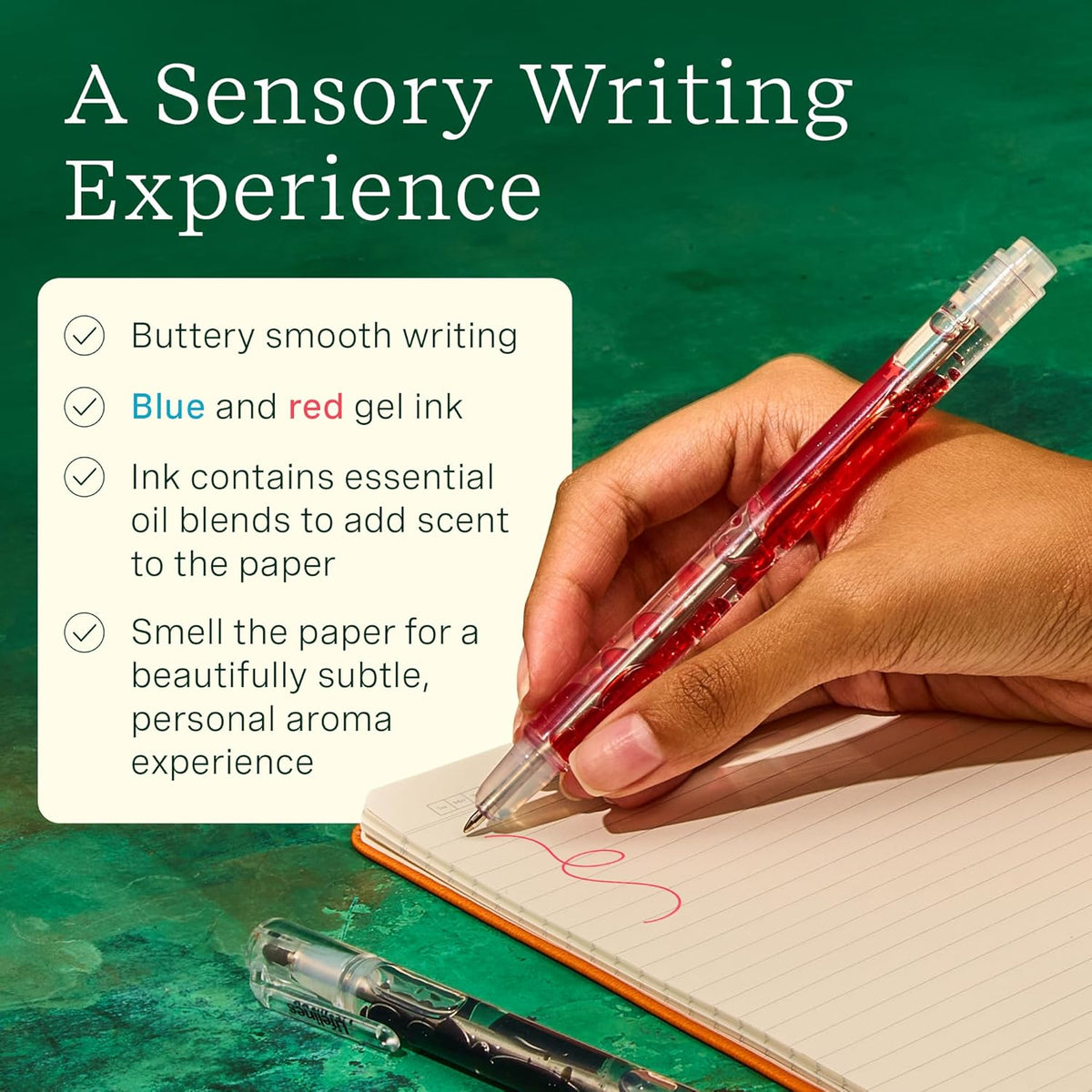 LIFELINES , SCENTED LAVA PENS 2PACK - RED &amp; BLUE