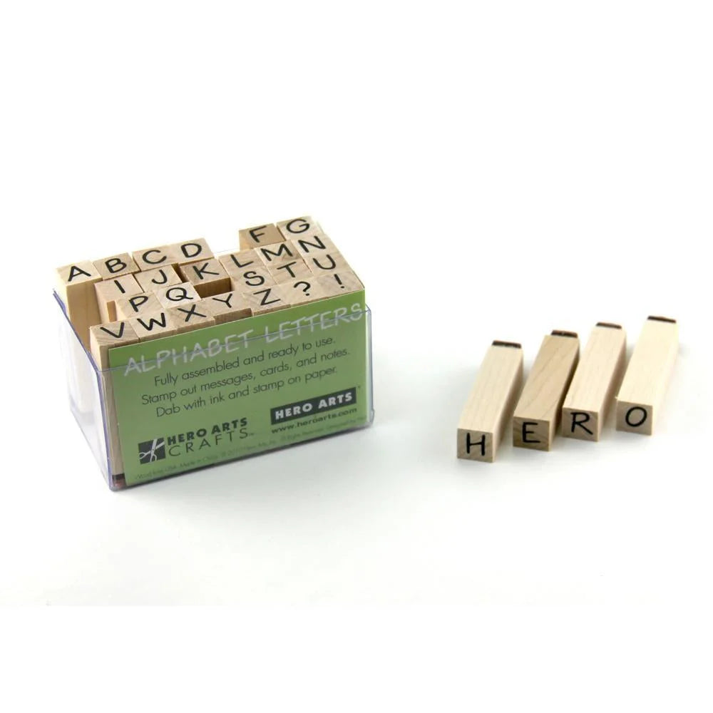 HERO ARTS STAMP- TINY CLASSIC LETTERS